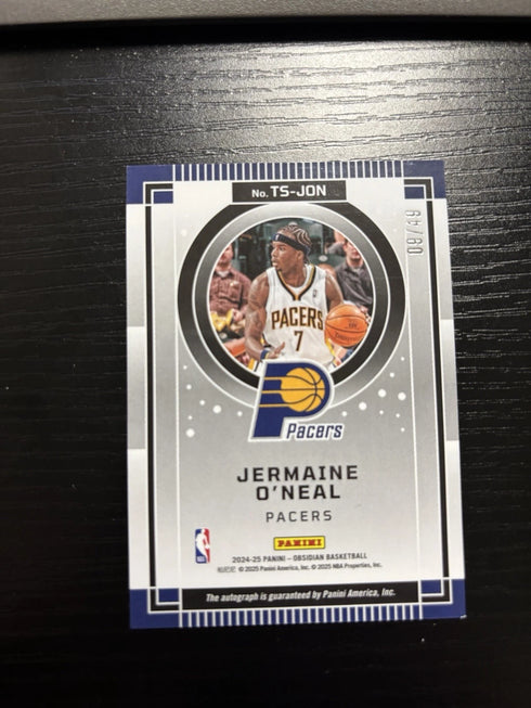 2024 Panini Obsidian Basketball Twilight Jermaine O’Neal Auto /99