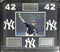 New York Yankees Mariano Rivera Framed With Name Plate Stat Plates