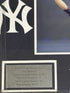 New York Yankees Mariano Rivera Framed With Name Plate Stat Plates