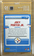 2023 Donruss Optic Joey Porter Jr Rated Rookie Purple Shock #287 TAG 10