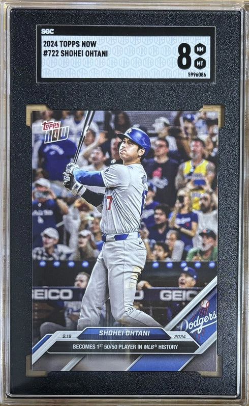 2024 Topps Now Shohei Ohtani Los Angeles Dodgers #722 SGC 8