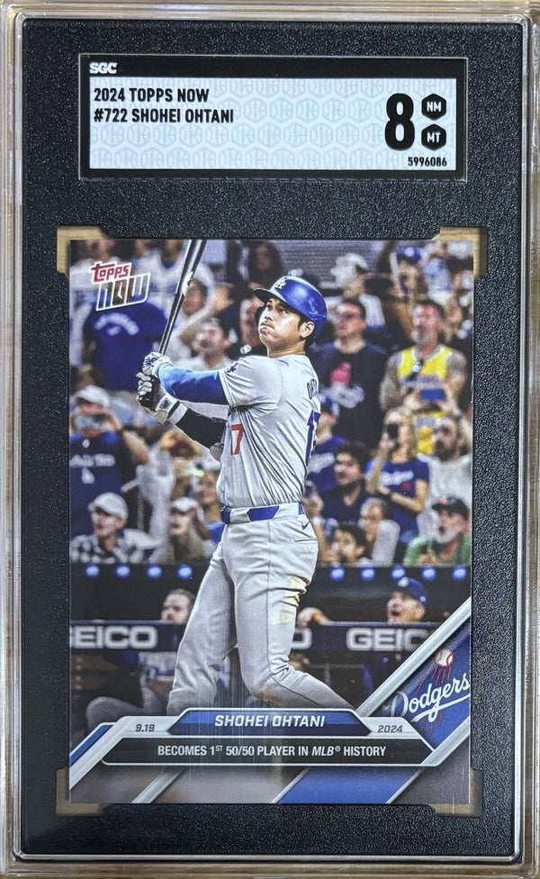2024 Topps Now Shohei Ohtani Los Angeles Dodgers #722 SGC 8