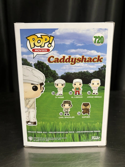 Chevy Chase Signed Caddy Shack Ty Webb Funko Pop 720 JSA