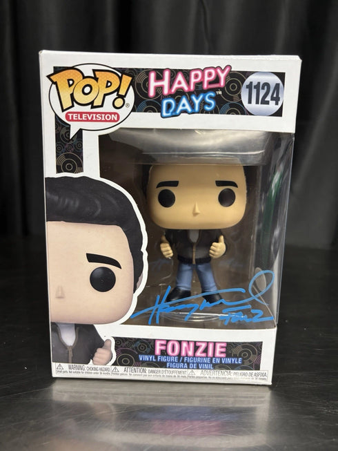 Henry Wrinkler Signed Happy Days Fonzie Funko Pop 1124 JSA
