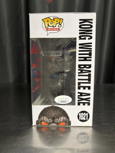 Linda Jo Miller Signed Godzilla Vs Kong Kong With Battle Ax Funko Pop 1021 JSA