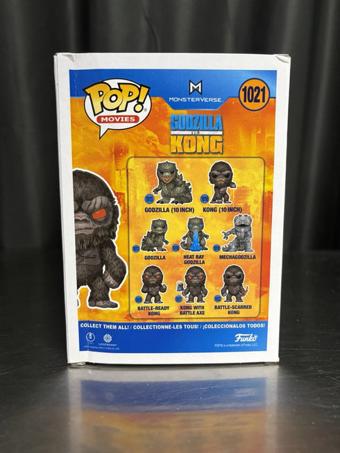 Linda Jo Miller Signed Godzilla Vs Kong Kong With Battle Ax Funko Pop 1021 JSA