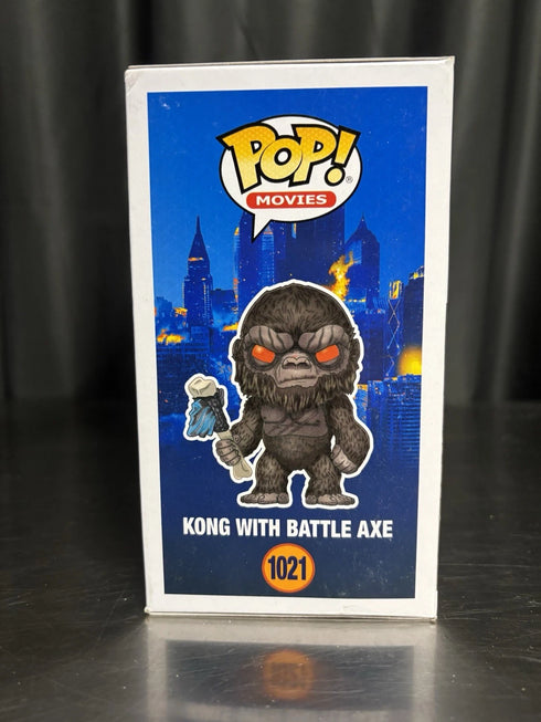 Linda Jo Miller Signed Godzilla Vs Kong Kong With Battle Ax Funko Pop 1021 JSA