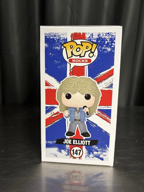 Joe Elliot Signed Def Leppard Funko Pop 147 JSA