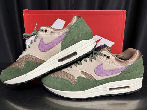 Nike Mens Size 11 Air Max 1 NH Treeline Light Bourdeaux Brand New