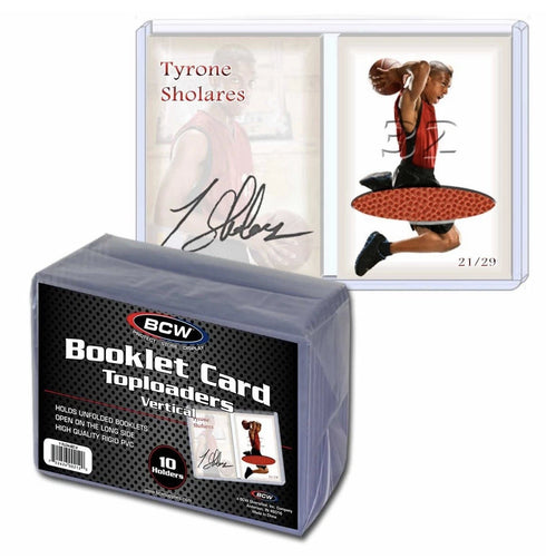 BCW INDIVIDAL Booklet Card Toploader