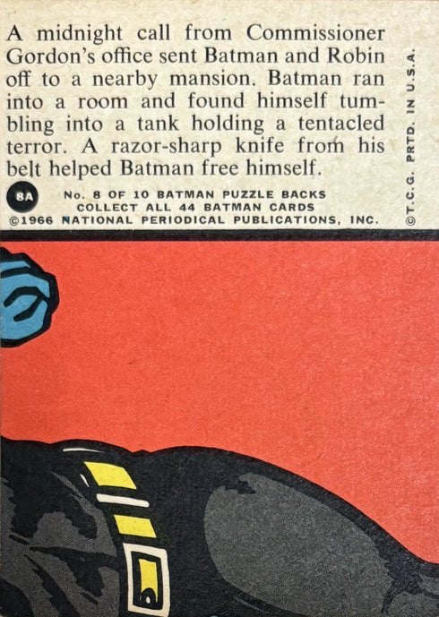 1966 National Periodical Batman Tentacles Terror #8A