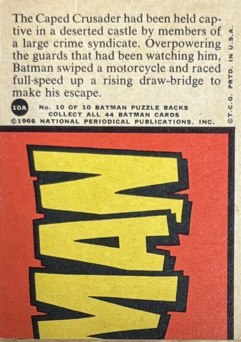 1966 National Periodical Batman Cycling Cruiser #10A