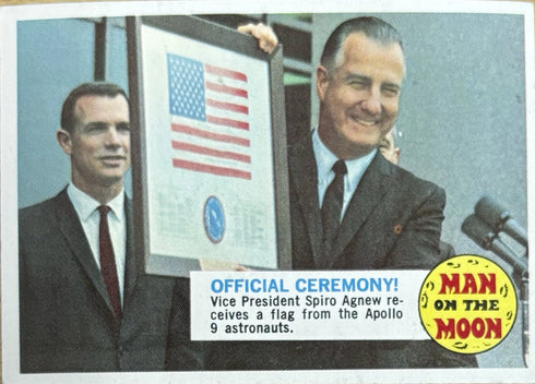 1969 Topps Man On The Moon Official Ceremony! #40B