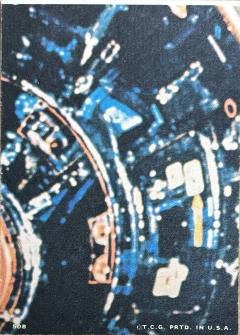 1969 Topps Man On The Moon Change Course #50B