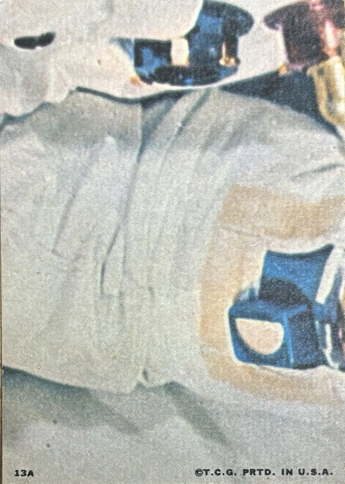 1969 Topps Man On The Moon Rehearsal! #13A