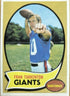 1970 Topps Fran Tarkenton New York Giants #80