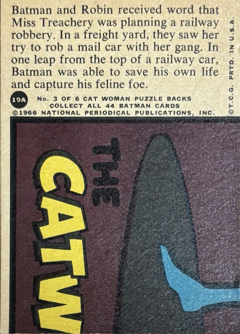 1966 National Periodical Batman Leap For Life #19A