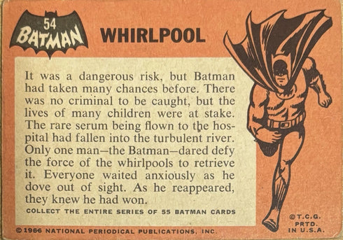 1966 National Periodical Batman Whirlpool #54