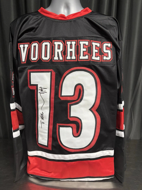 Friday The 13th Ari Lehman Signed Black Jersey Jason 1 Inscr JSA