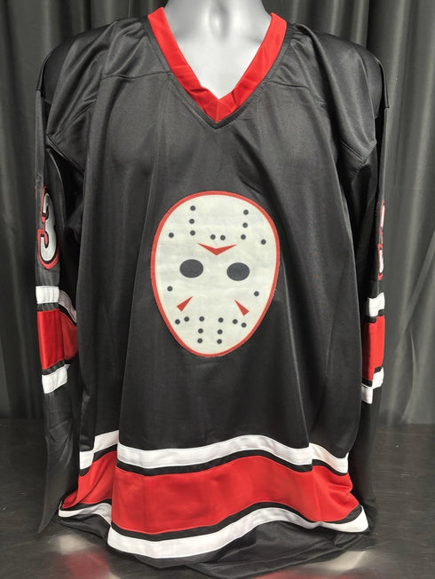 Friday The 13th Ari Lehman Signed Black Jersey Jason 1 Inscr JSA