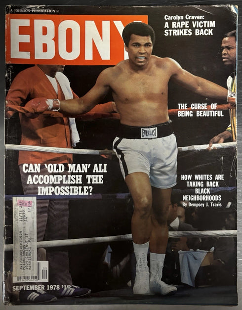 EBONY Magazine Muhammad Ali September 1978 Edition