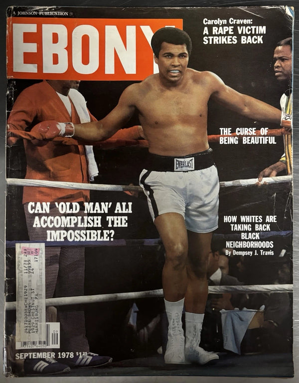 EBONY Magazine Muhammad Ali September 1978 Edition