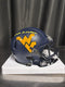 West Virgina Mountaineers Don Nehlen Signed Mini Helmet JSA