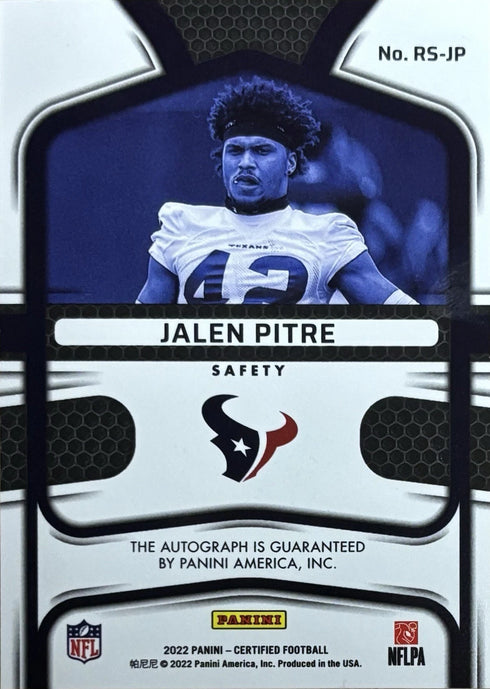 2022 Certified Jalen Pitre Houston Texans Rookie Signatures /20 #RS-JP