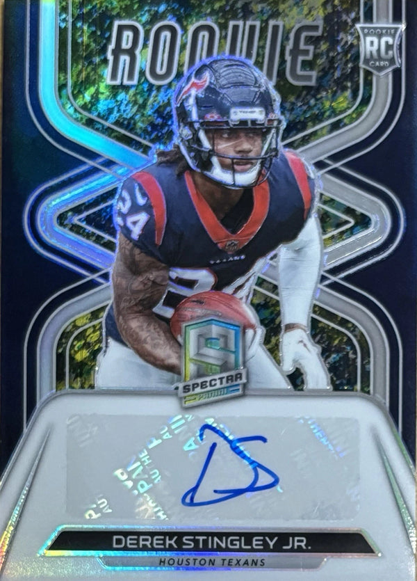 2022 Spectra Derek Stingley Jr Houston Texans Camo Rookie Auto /8 #1