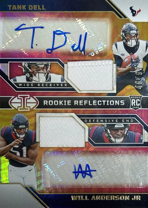 2023 Illusions Will Anderson Tank Dell Rookie Reflections RPA /99 #RRA-HT