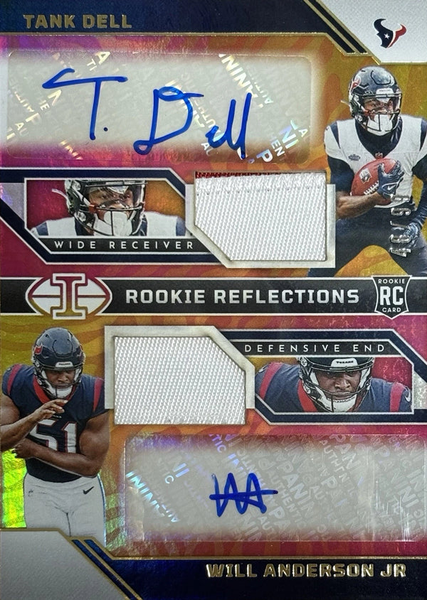 2023 Illusions Will Anderson Tank Dell Rookie Reflections RPA /99 #RRA-HT