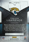 2025 Black Trevor Lawrence Jacksonville Jaguars Blue Sapphire /50 #33