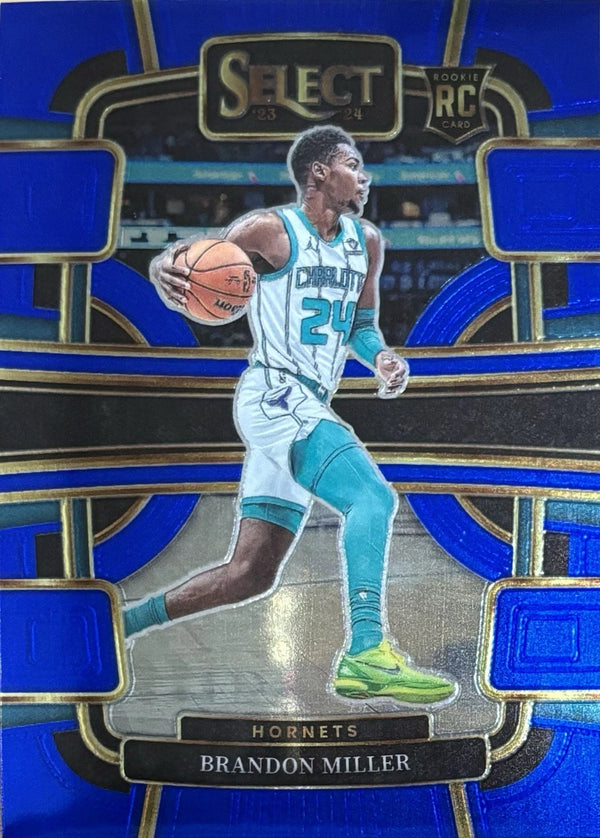 2023-24 Select Brandon Miller Charlotte Hornets Concourse Blue Rookie #80