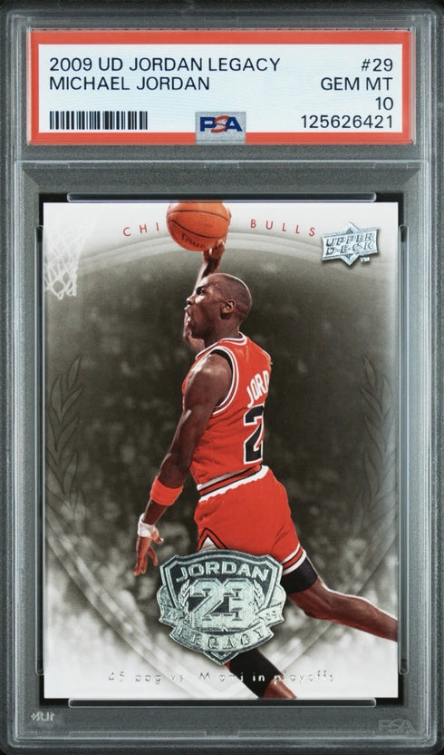 2009 UD Jordan Legacy Michael Jordan Chicago Bulls #29 PSA 10