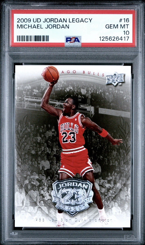 2008 UD Jordan Legacy Michael Jordan Chicago Bulls #16 PSA 10