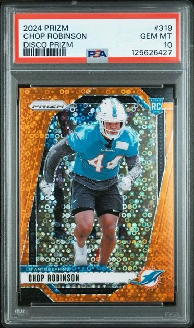 2024 Panini Prizm - Rookies Chop Robinson #319 Disco Prizm (RC)