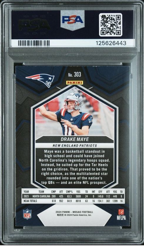 2024 Panini Mosaic - Rookies Drake Maye #303 (RC)