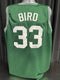 Boston Celtics Larry Bird Signed Green Jersey PSA