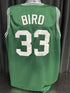 Boston Celtics Larry Bird Signed Green Jersey PSA