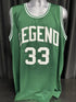 Boston Celtics Larry Bird Signed Green Jersey PSA