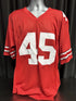 Ohio State Buckeyes Archie Griffin Signed Red Jersey HT 74/75 Inscr Beckett