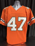 Miami Hurricanes Micheal Irvin Signed Orange Jersey PSA/DNA