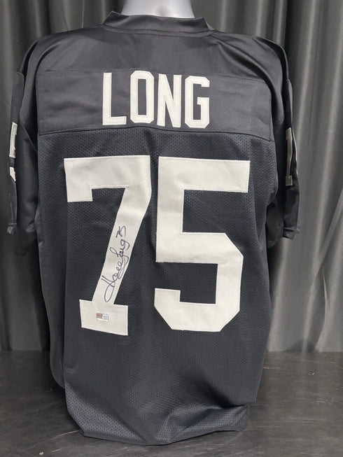 Oakland Raiders Howie Long Signed Black Jersey Tristar