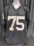 Oakland Raiders Howie Long Signed Black Jersey Tristar