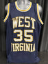 West Virginia Mountaineers Bob Huggins Signed Blue Jersey HOF 22 Inscr JSA