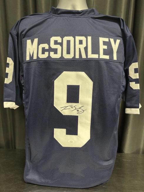 Penn State Nittany Lions Trace McSorley Signed Blue Jersey JSA