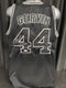 San Antonio Spurs George Gervin Signed Black Jersey Iceman Inscr JSA
