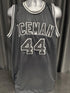San Antonio Spurs George Gervin Signed Black Jersey Iceman Inscr JSA