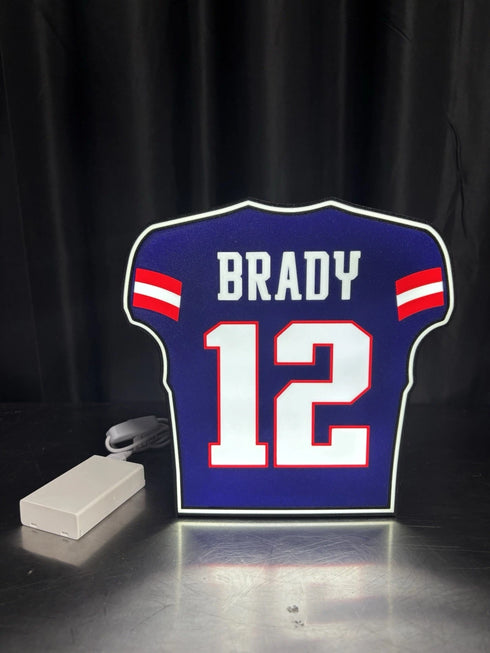 New England Patriots Tom Brady Jersey Lightbox