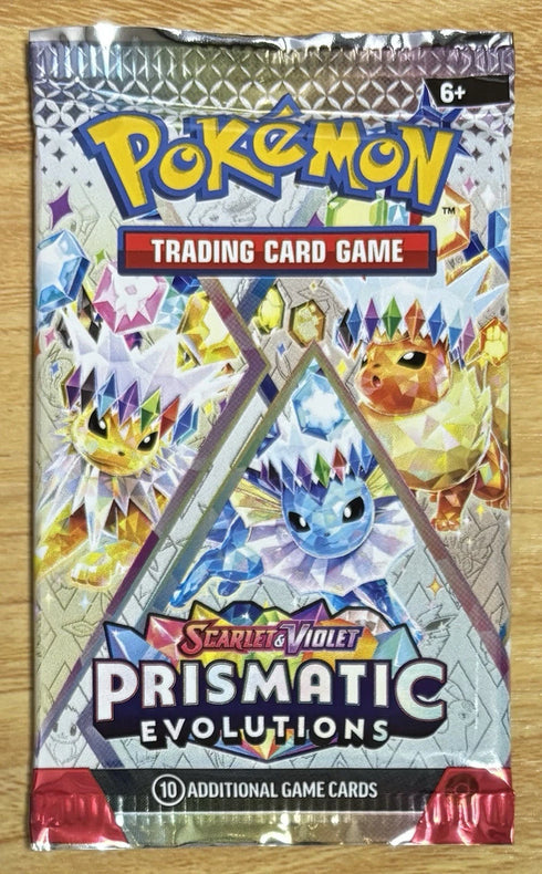 Pokemon Scarlet and Violet Prismatic Evolutions Booster Pack